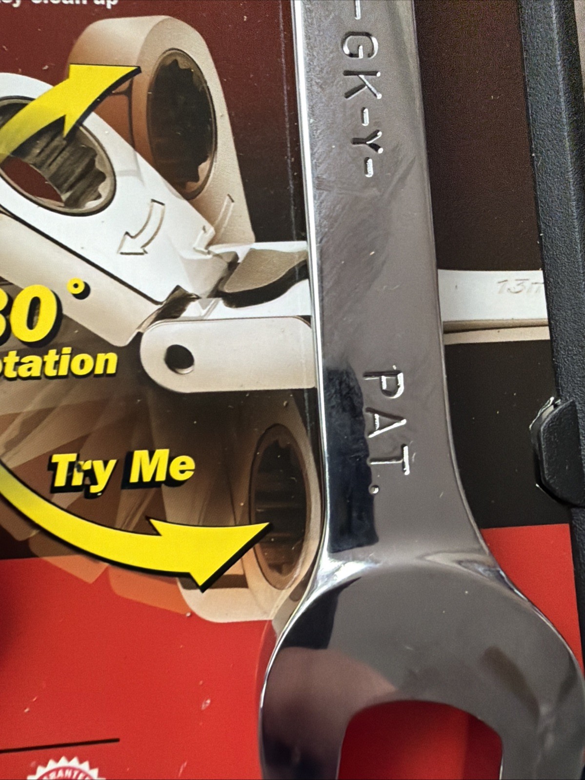 Rare Sears Craftsman USA Nos 7pc Locking Flex Ratcheting Wrench Set 42400