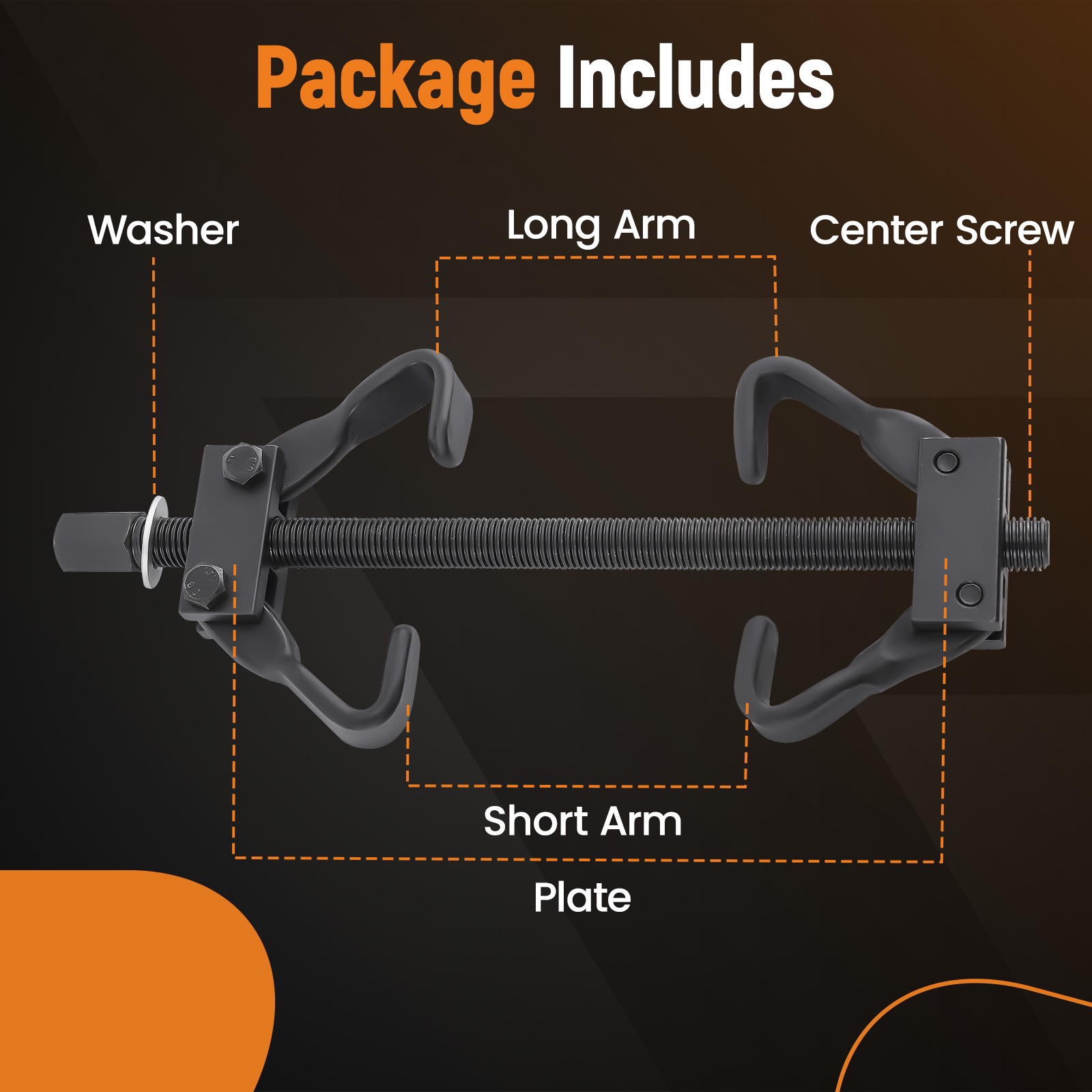 Coil Spring Compressor Internal Coil Strut Remover Installer Suspension Tool Kit