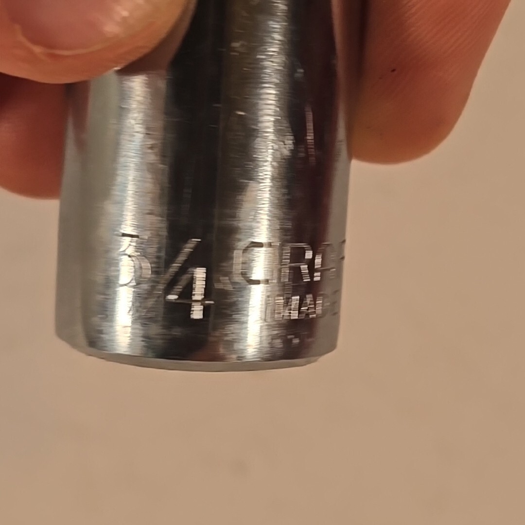 Craftsman 47508 3/4″ 12 Point 1/2″ Drive Shallow Polished Chrome Socket