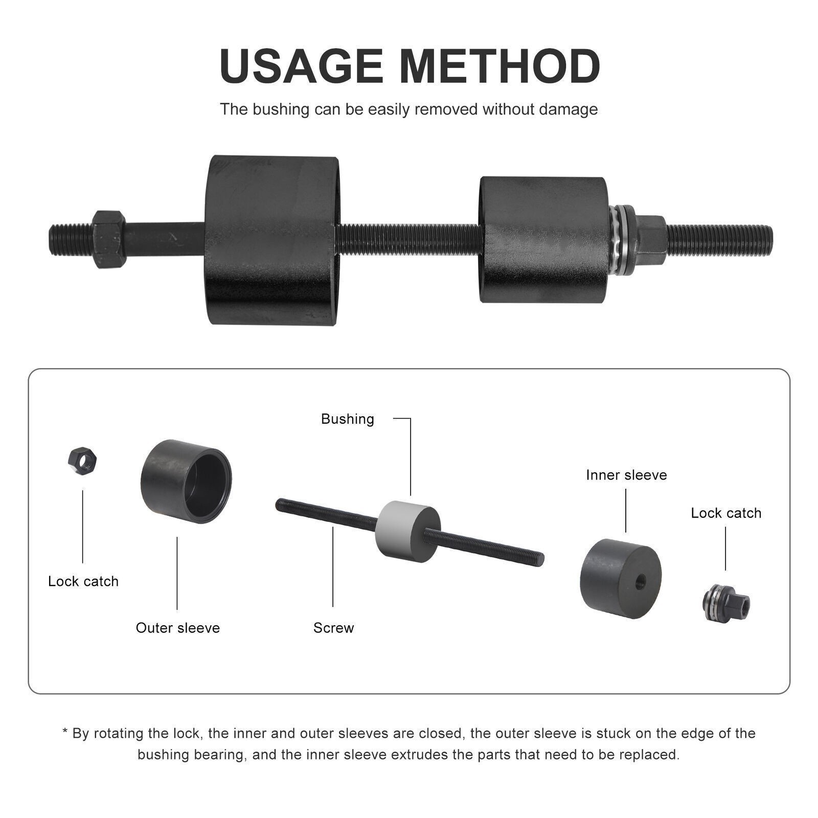 Rear Axle Ball Joint Removal Installer Bearing Puller Tool for BMW 1 to 8 Series