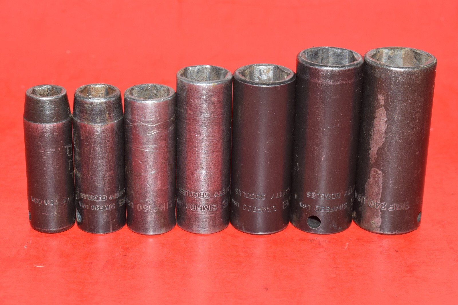 Snap-On 3/8″ Drive 7pc SAE 3/8 – 3/4″ Deep Essential Impact Socket Set 207SIMFYA