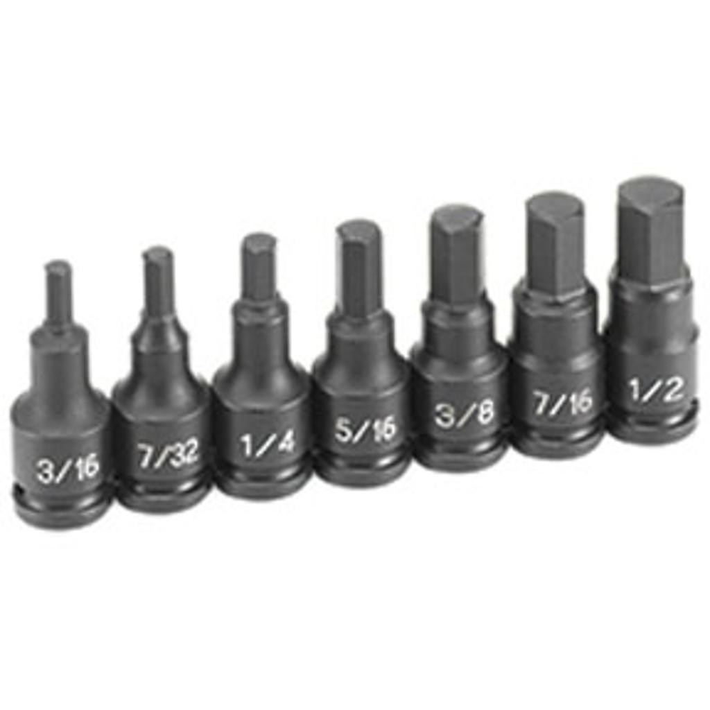 3/8″ Drive 7 Piece Hex Driver Set GRY-1297H Brand New!