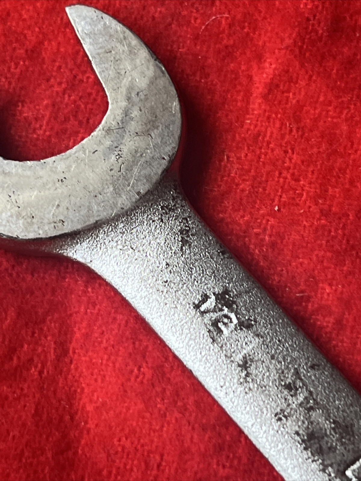 VINTAGE BILLINGS L1725 DOUBLE OPENEND WRENCH 1/2” X 7/16” – USA (tb2.3)
