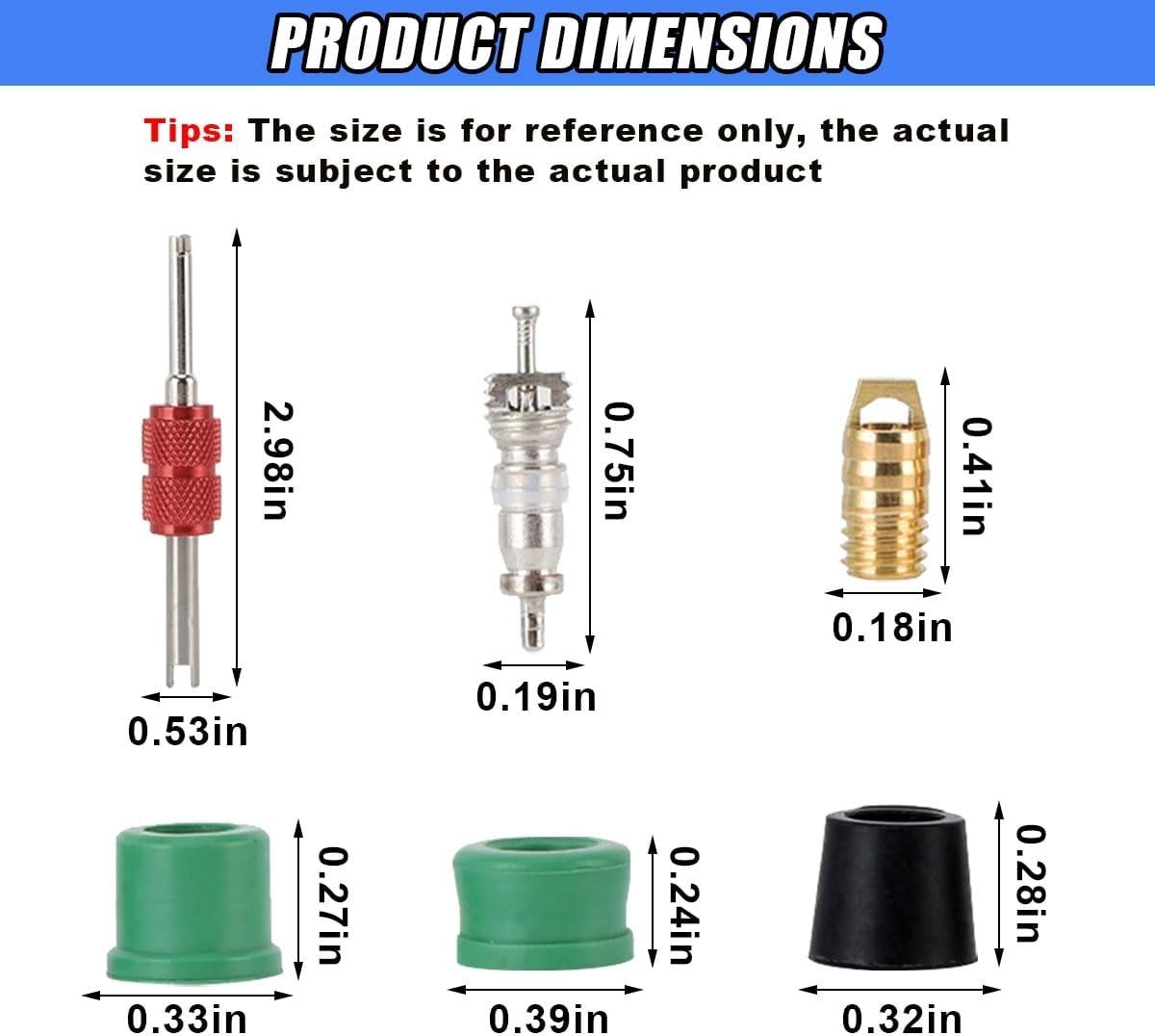 71PCS Car AC Repair Kit Valve Core Remover Gasket Hose Seal Tool Set Universal.