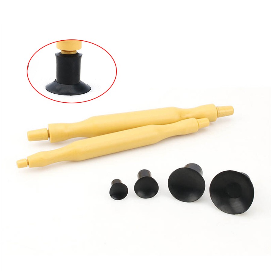 2pcs Large+Small Grip Valve Grinding Stick Lapping Tool Suction Cup Lap Sticks