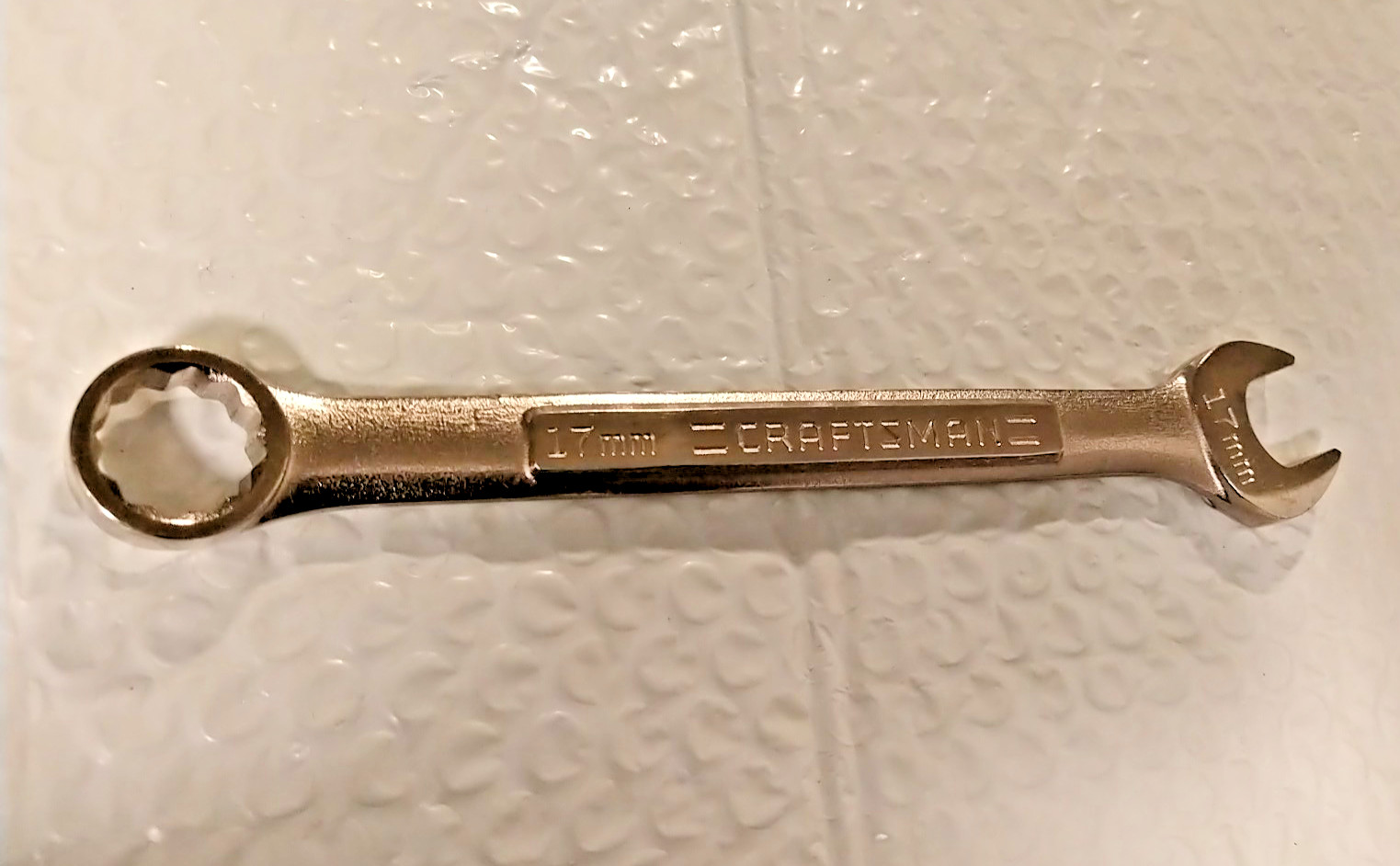 CRAFTSMAN TOOLS USA VV42929, 17MM. COMBINATION WRENCH, 8.2″ LONG, 12 POINT *NOS*