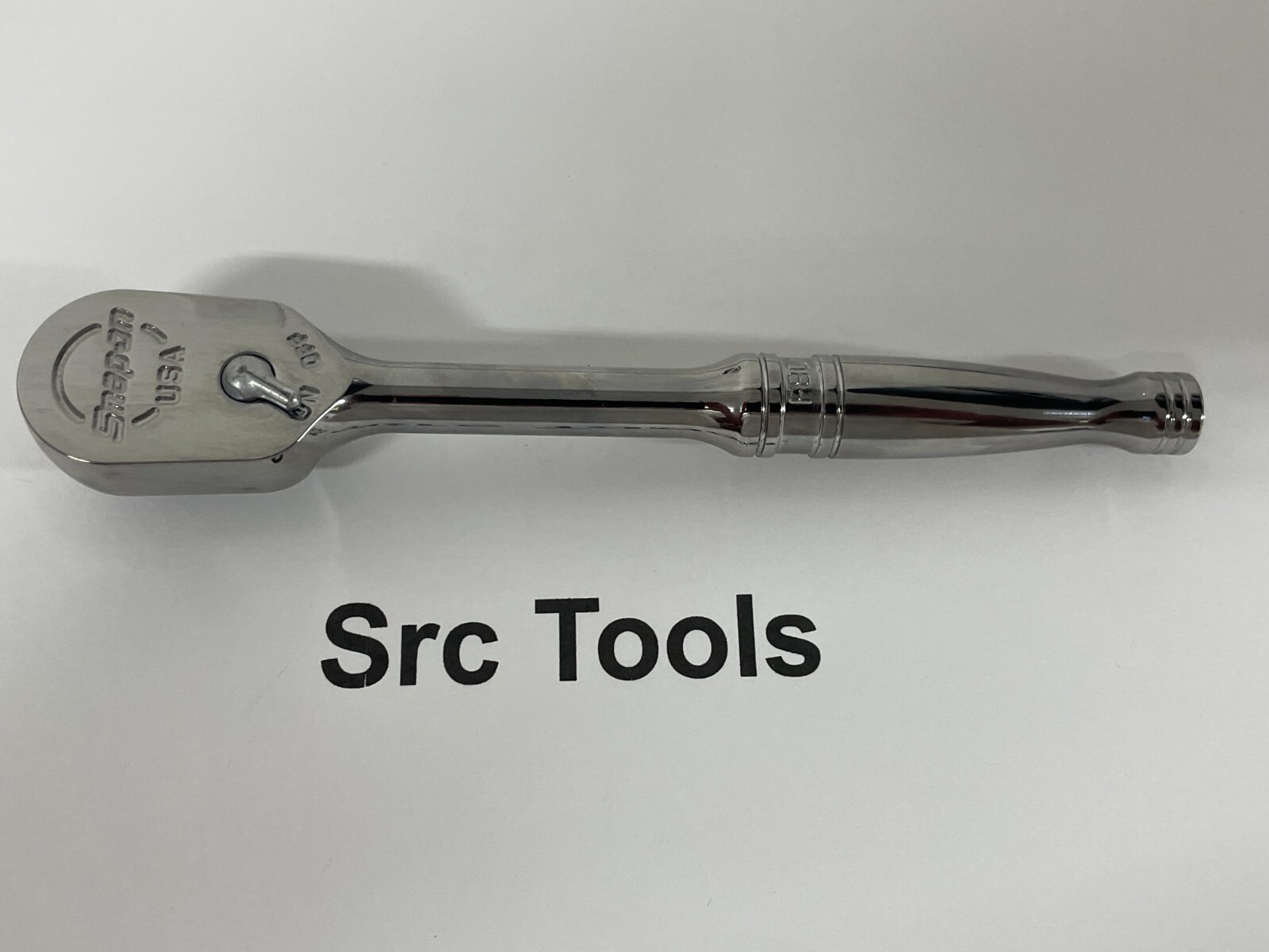 Snap-on Tools USA NEW 3/8″ Drive Fine Tooth Standard Handle Chrome Ratchet F80