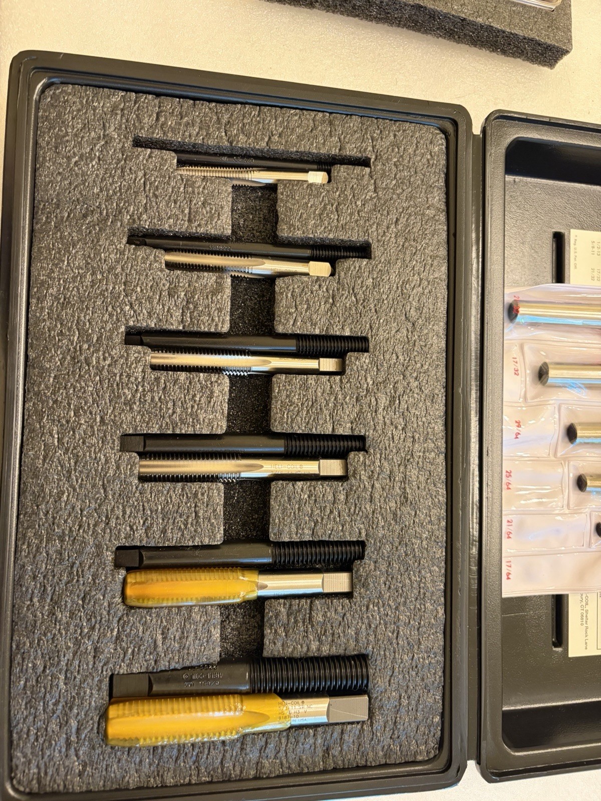 HELICOIL 4934 MASTER THREAD REPAIR KIT UNC BRAND NEW 1/4-5/16-3/8-7/16-1/2-5/8