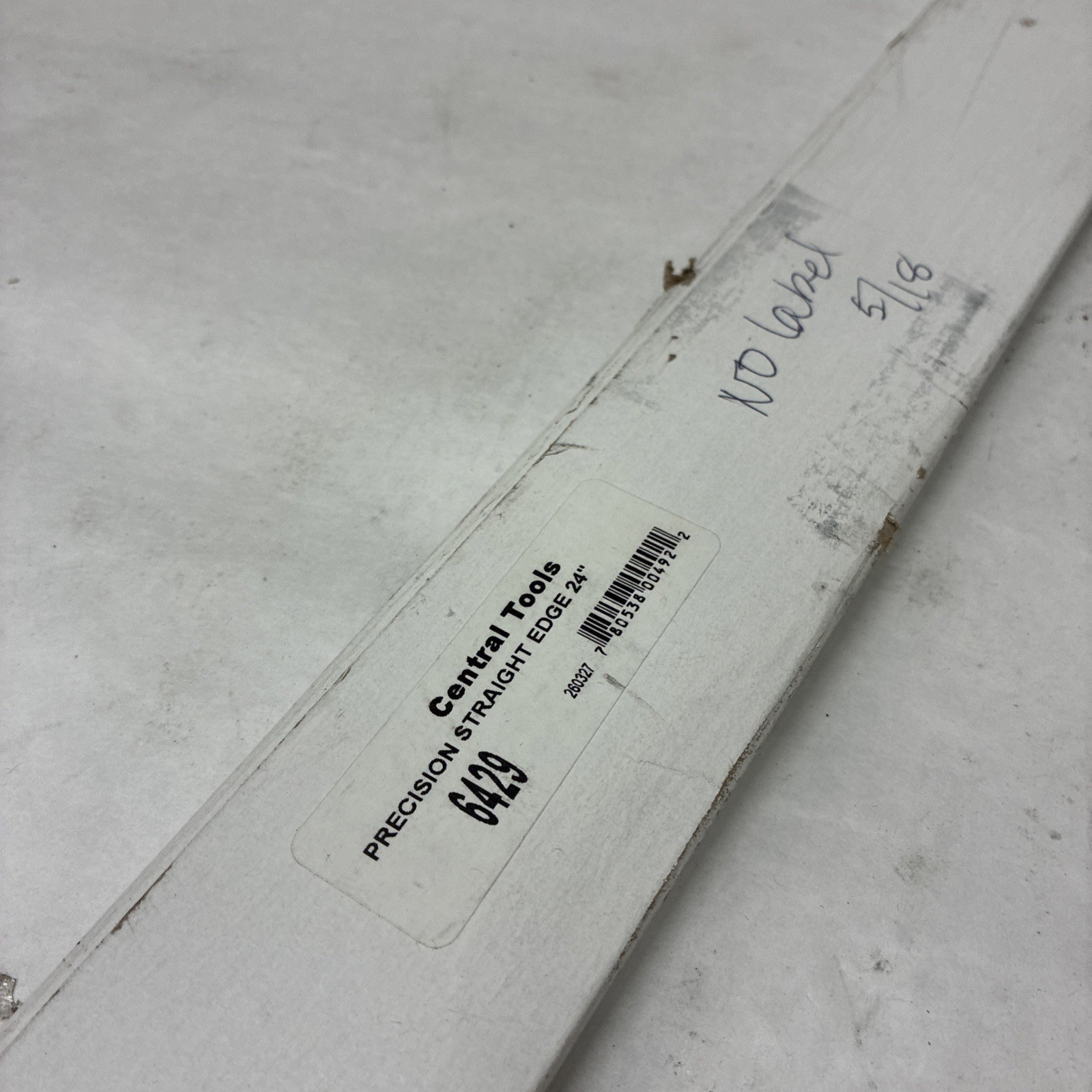 Central Tools 6429 Straight Edge 24 x 1/4″