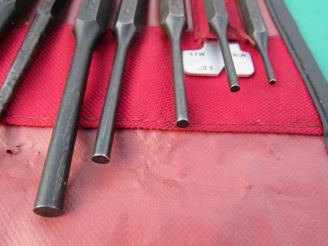 SNAP ON PPCBK715 15 PIECE DRIFT / PIN PUNCH & CHISEL SET W BAG