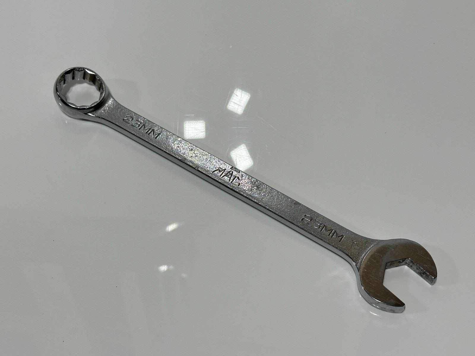 MAC Tools USA M23CW Metric 23mm Satin Chrome Combination Wrench – 12 Point