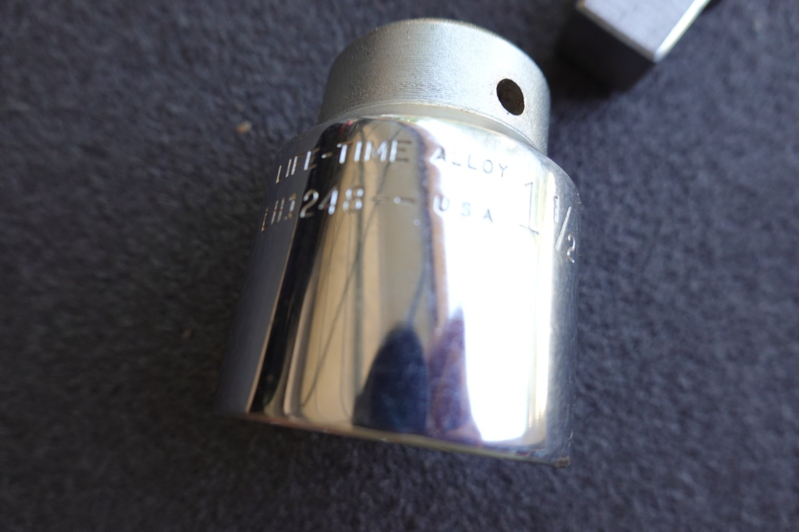 BILLING : 1- 1/2″ SOCKET LH 1248, 12 PT 3/4 Drive +Adapter 1/2″ to 3/4″ , USA