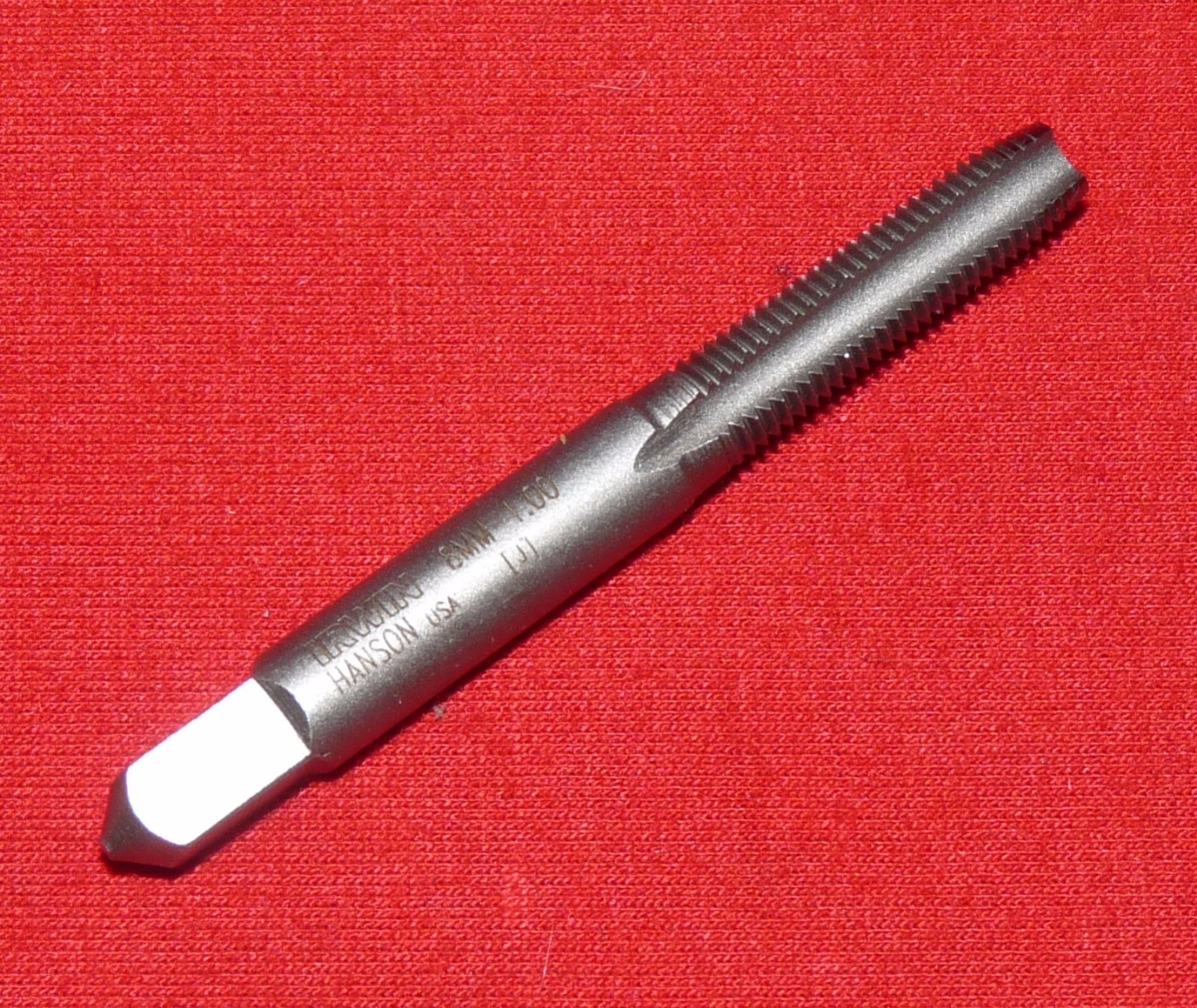 M8 X 1.0 Plug Tap Metric Irwin 1733 ZR 8MM Carbon Steel Plug Hand Tap 4FL USA