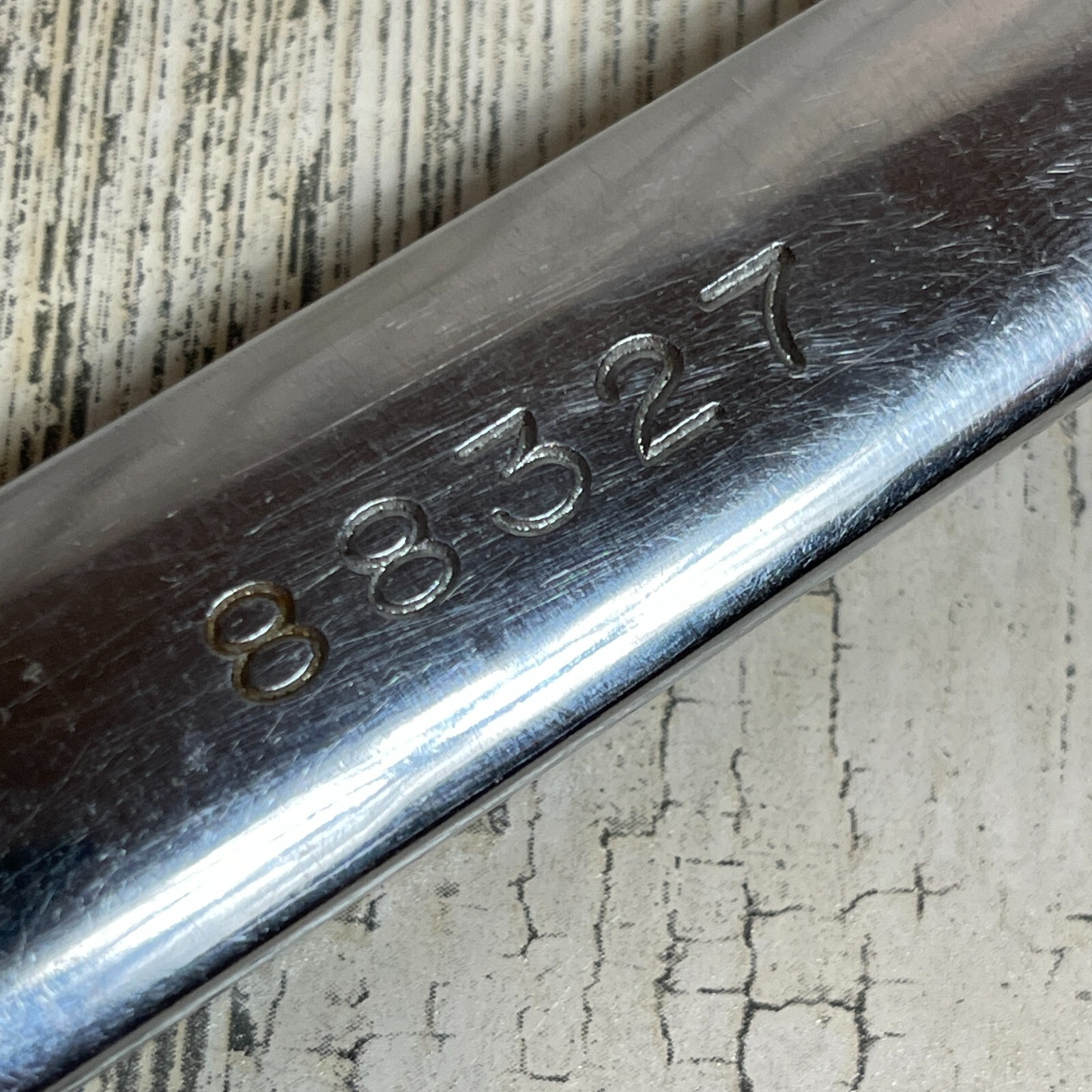 88327 S-K Pro Tools 27mm 12pt Metric Regular Combination Chrome Wrench 14.5″L SK