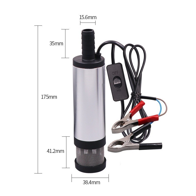 Portable 12V 24V DC Submersible Water Pump for Efficient Liquid Transfer