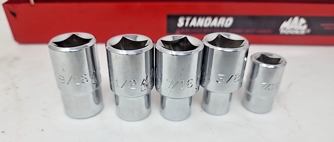 Mac tools socket tray’s with some new sockets. V186R V166R V146R V126R X146R