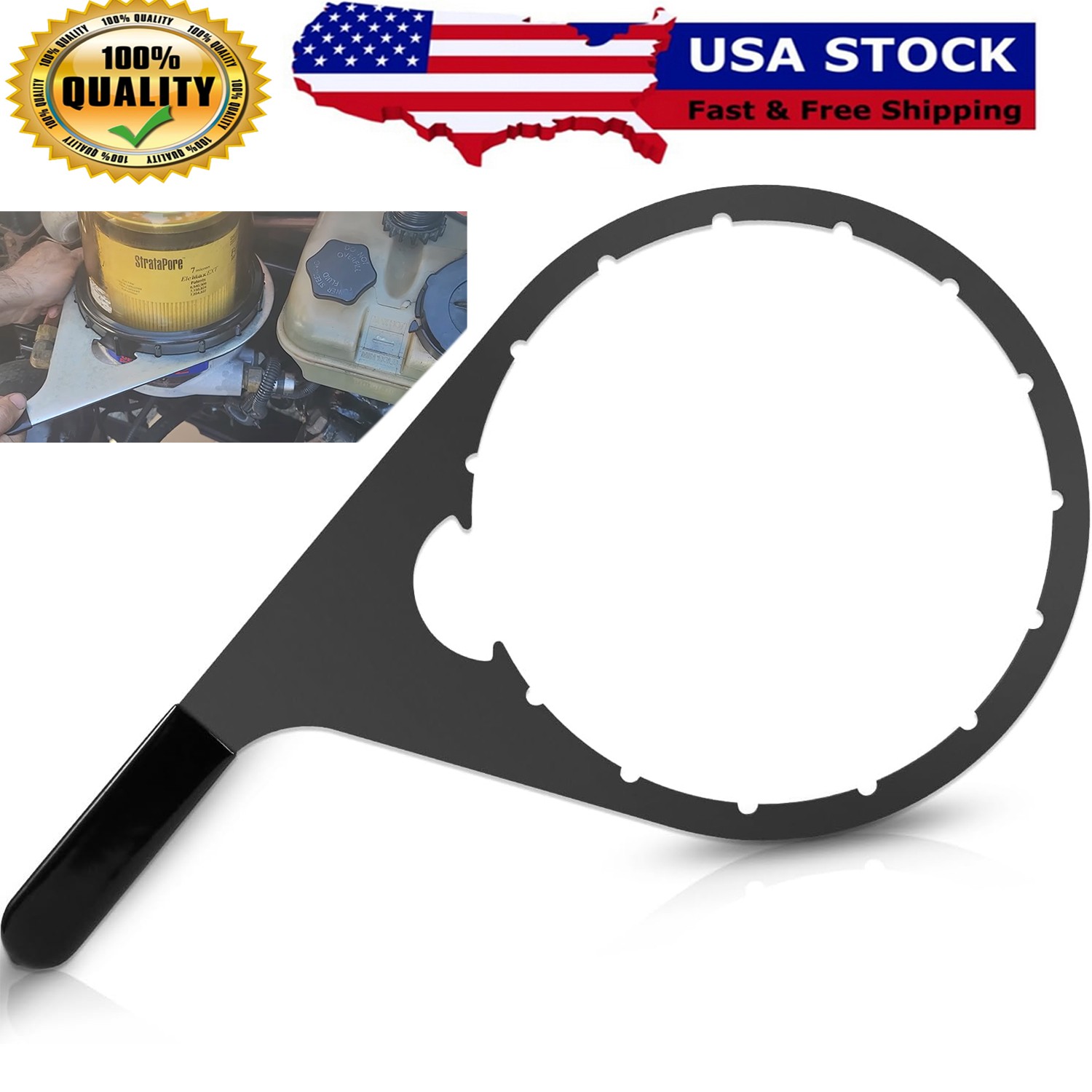 8″ 482017 Fuel Filter Collar Vent Cap Wrench Tool for Davco Fuel Pro 482,483,485