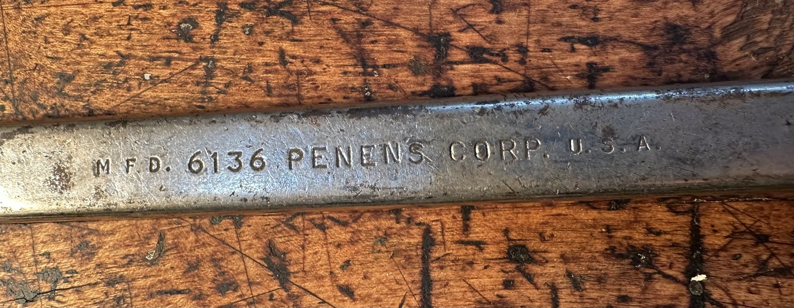 PENENS CORP (4) COMBINATION WRENCH SET VINTAGE SAE STANDARD 12 POINT USA MADE