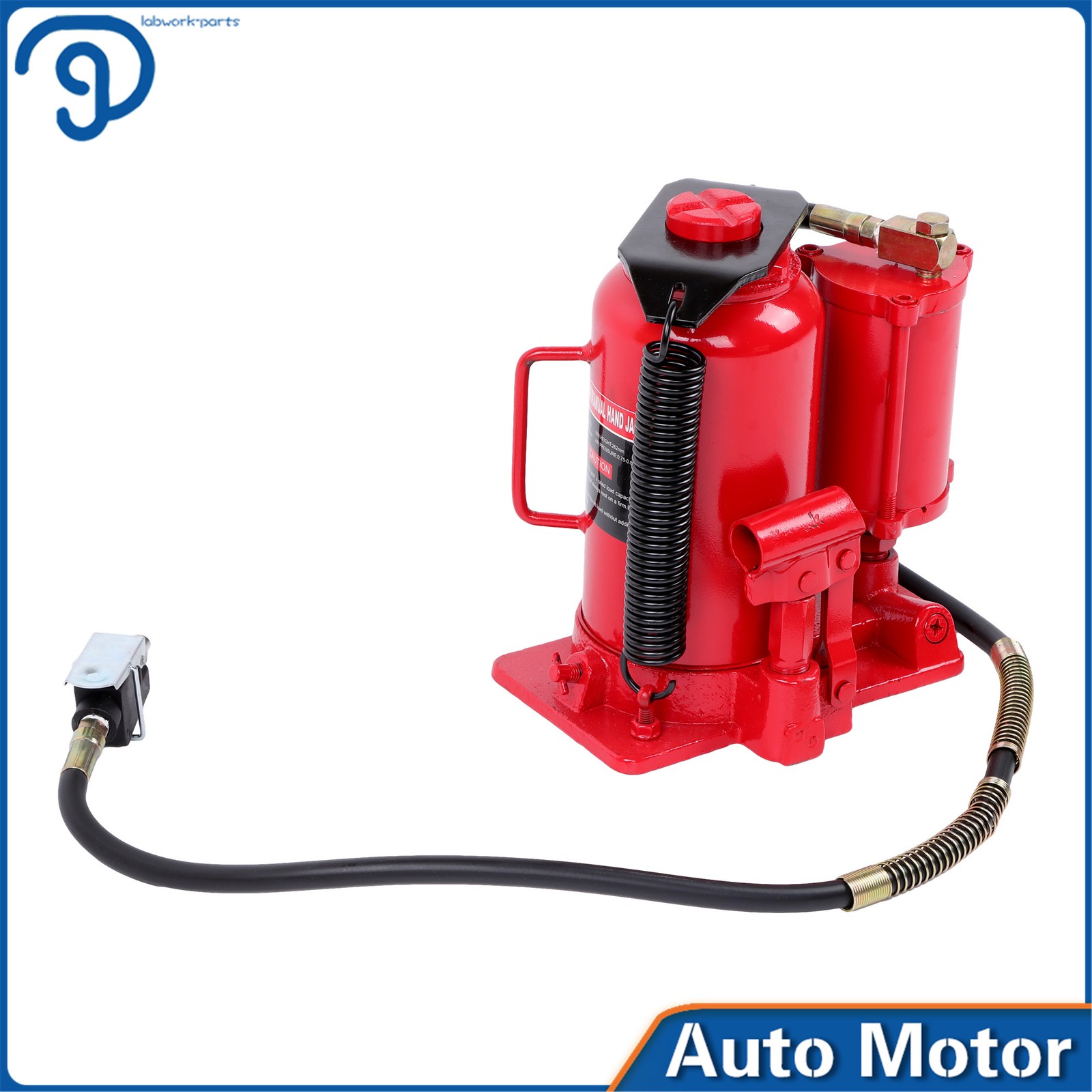 Air Hydraulic Bottle Jack 20 Ton/40,000 Lbs Welded Low Profile Pneumatic