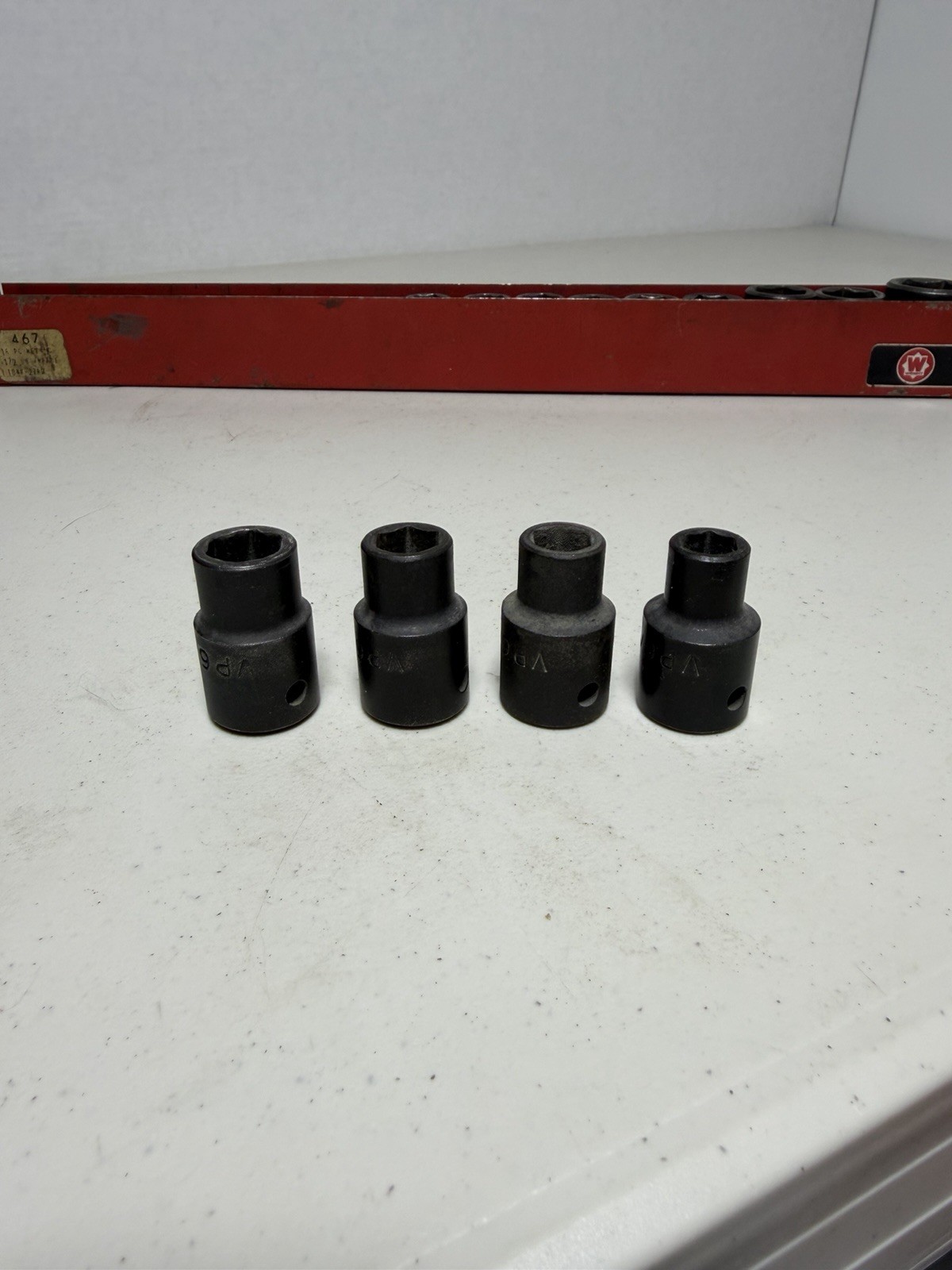 MAC Tools 13pc VP6 Metric 10mm-27mm Impact Socket 1/2” dr 6 Point Shallow USA