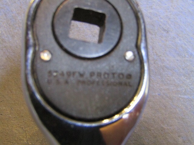 1 – Proto 5249FW Female 3/8″ Drive Hand Ratchet Wrench. NEW USA Made Mechanic