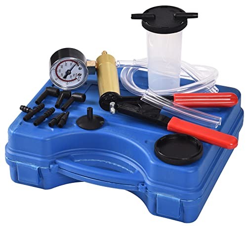 Tester Brake Fluid Bleeder Kit + Blue BOX 21X Hand Held Vacuum Pressure Pump