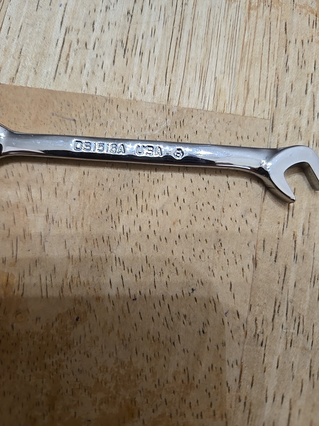 Snap On 15/64″-1/4″ 15°60° Offset Open End Ignition Wrench DS1516A