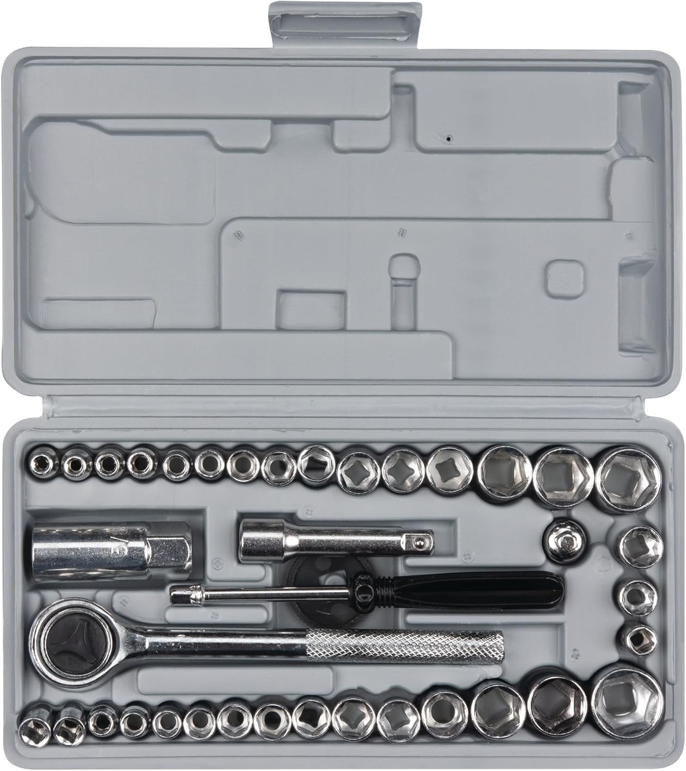 W1173 SAE/Metric 40-Piece SAE and Metric Socket Set, 1/4-Inch & 3/8-Inch Drive