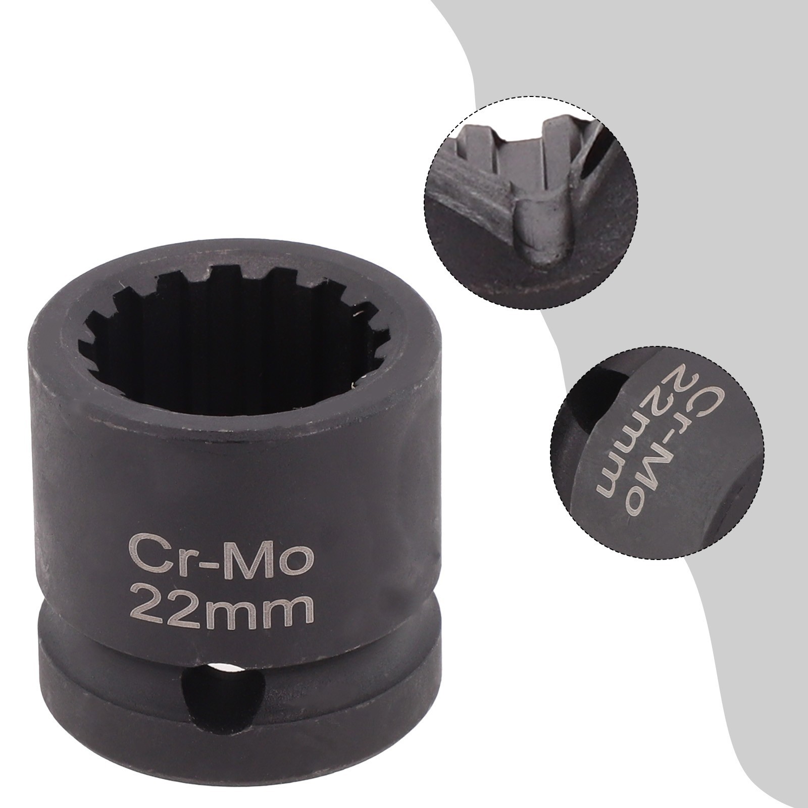 Mechanic Tool 1/2”Dr X 22mm SOCKET OEM 2450487 16PT Direct Replacement