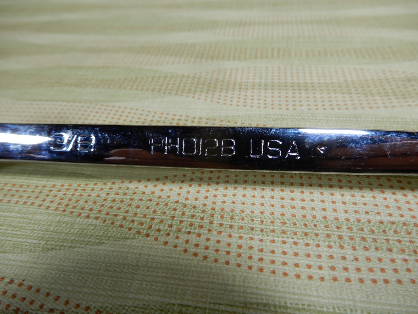 Snap-On 3/8 Wrench with Socket End FH012B Great Condition VX