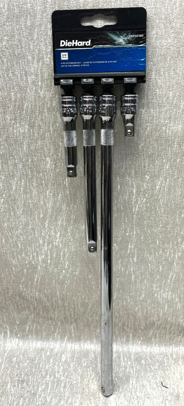 Diehard DHP55183 3/8″ Drive 4pc Extension set