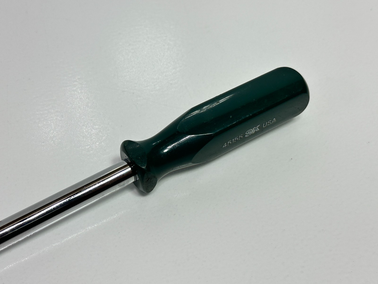 SK Professional Tools USA (RARE) 3/8″ Drive Spinner Handle Green Hard Handle