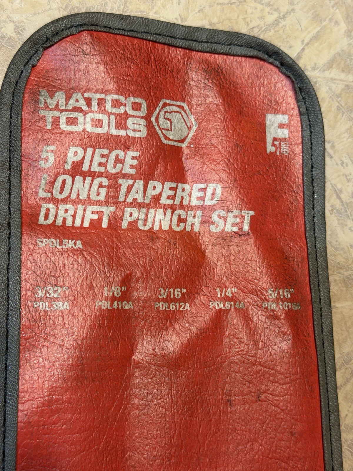 Matco Tools USA 5 Piece Long Tapered Drift Punch Set SPDL5KA
