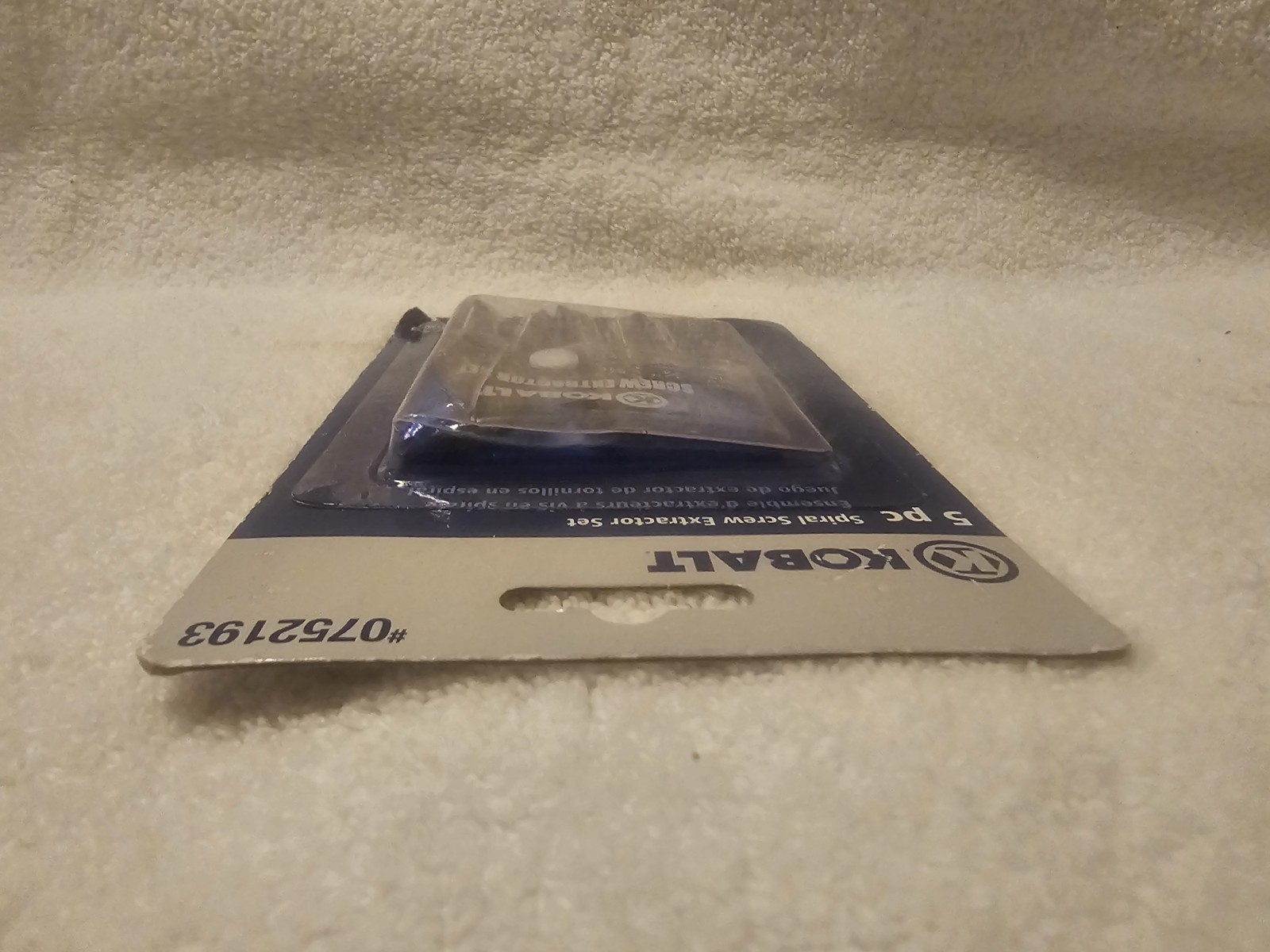 Kobalt 5 Pc Spiral Screw Extraction Set Covering 3/16″ – 3/4″ Extractor #0752193