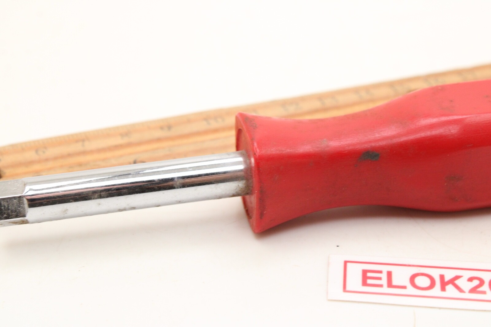 Mac Tools S213 5/16″ Inverted 6 Point Nut Driver Door Trim Red Handle USA