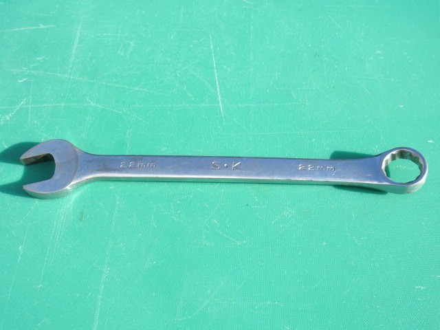 S-K 22MM 88322 22MM OPEN END 12 POINT BOX END COMBINAION WRENCH S K SK TOOLS