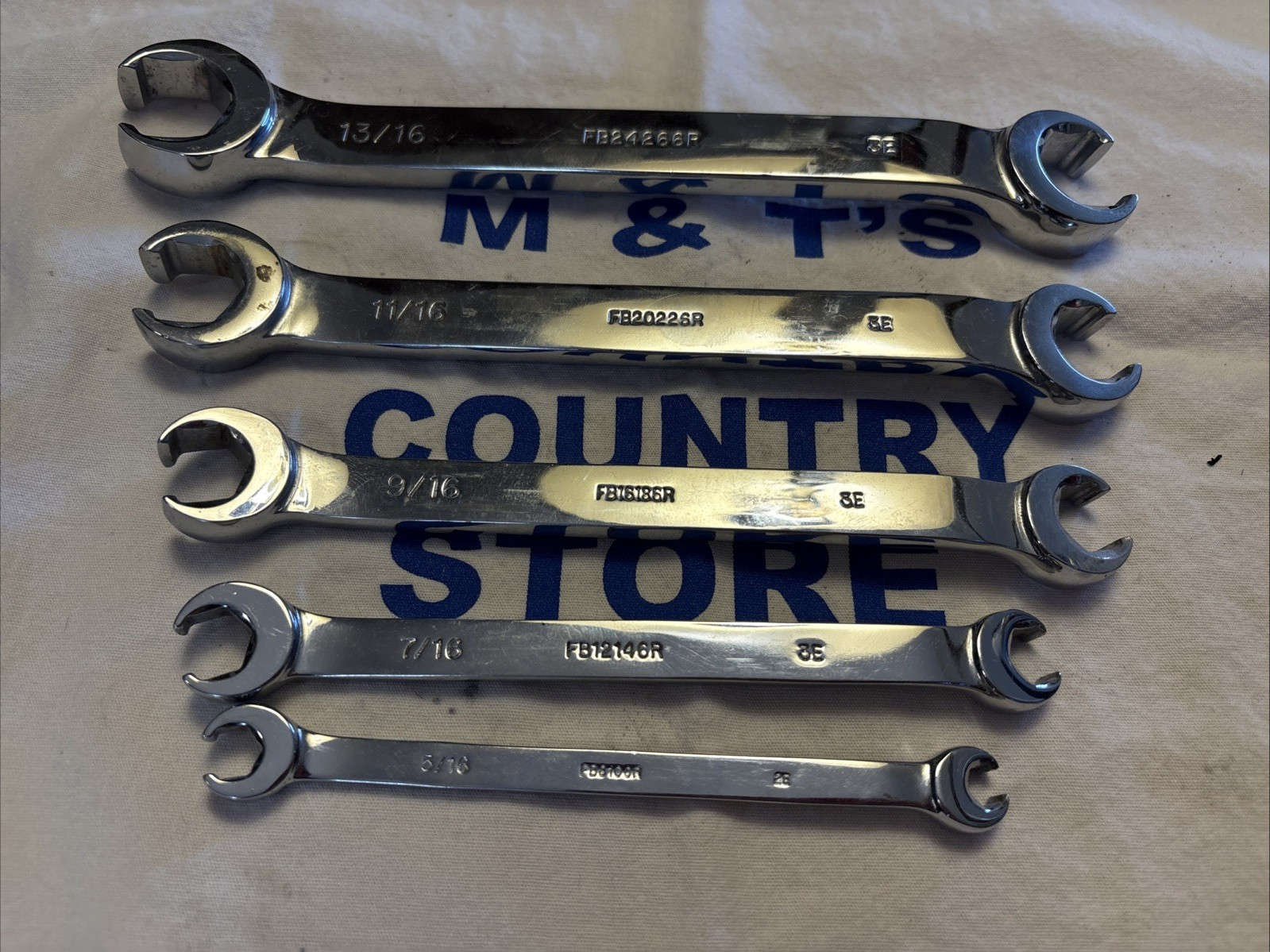 Mac Tools 5pc 6pt SAE Double-End Flare Nut Wrench Set 1/4″-13/16″ SFB56PTR