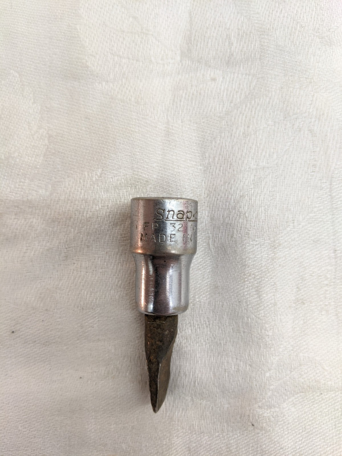Snap-on FP32 No 3 Flat Head Bit Socket 3/8″ Drive TF