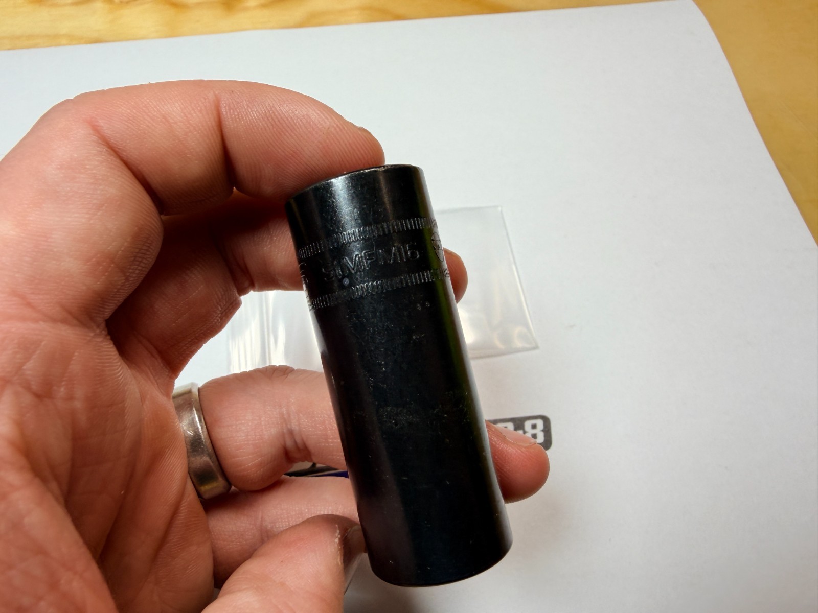 Snap-On Tools USA NEW 3/8″ Drive 16mm Metric 6pt Deep Impact Socket SIMFM16