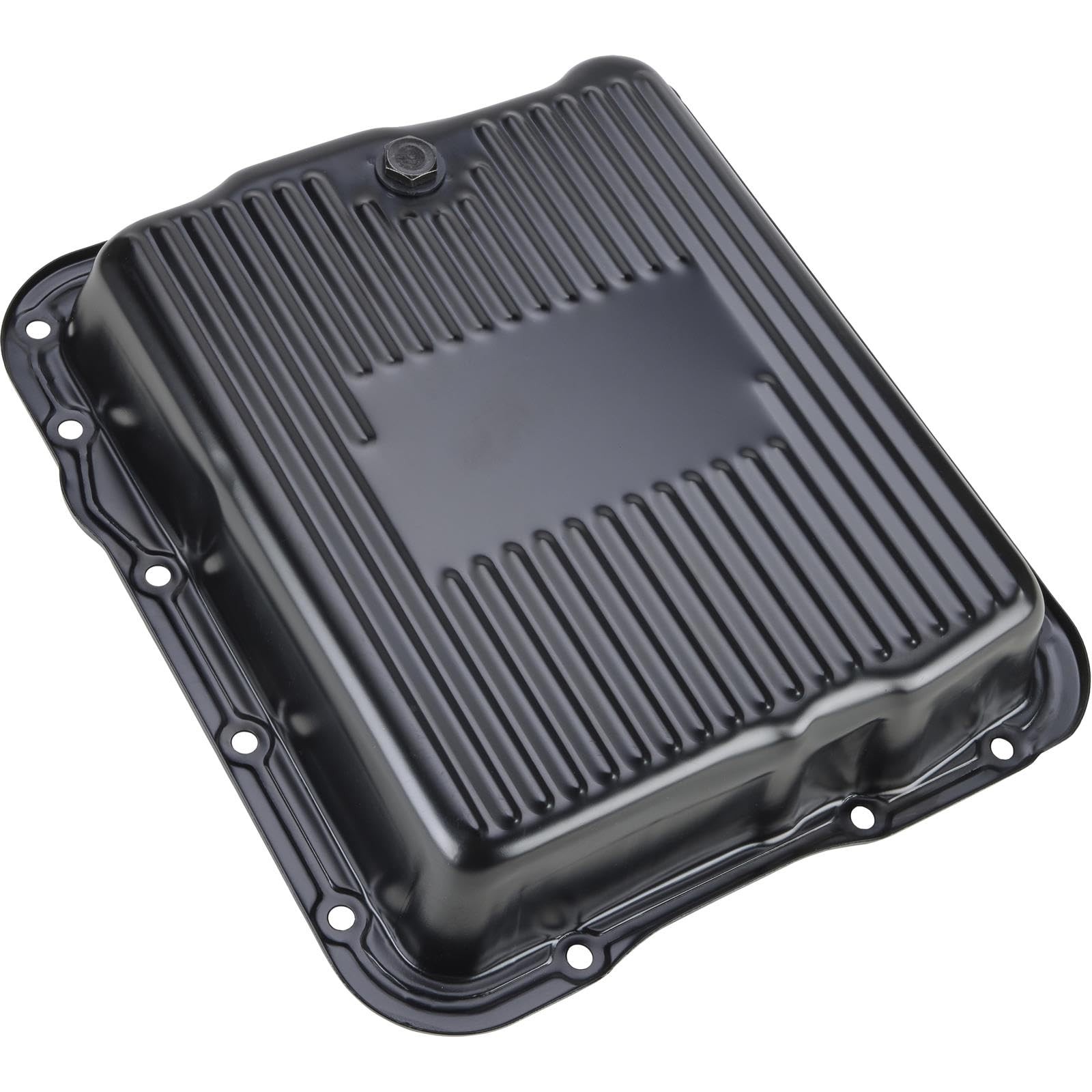 Speedway Motors Black Steel Transmission Pan for GM 700R4, 4L60E and 4L65E, S…