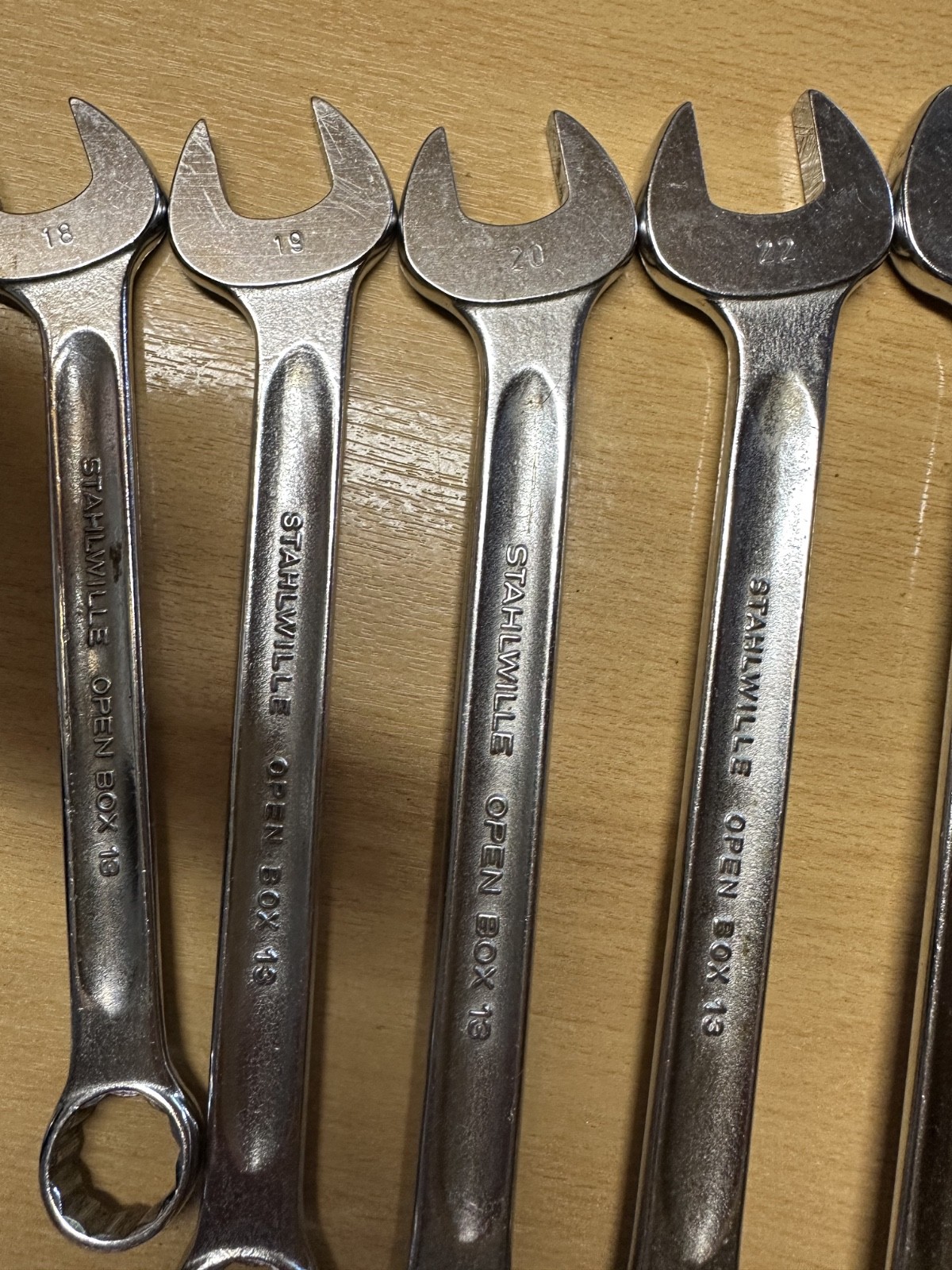 Stahlwille Open Box Spanner Set series 13 , 11 Piece, 16 -27mm