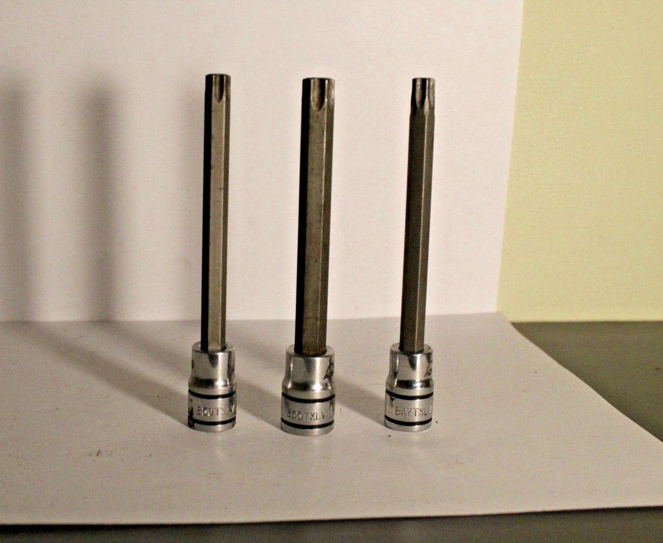 MATCO ADV TORX BIT 3/8 B55TXLV, B50TXLV AND B47TXLV MADE IN USA EXTRA LONG