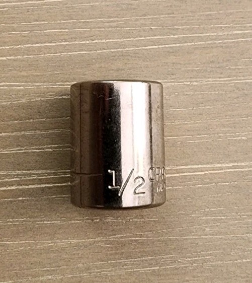 Craftsman USA 1/2″ Socket 6 Point 1/4″ Drive Inverted G2 43499