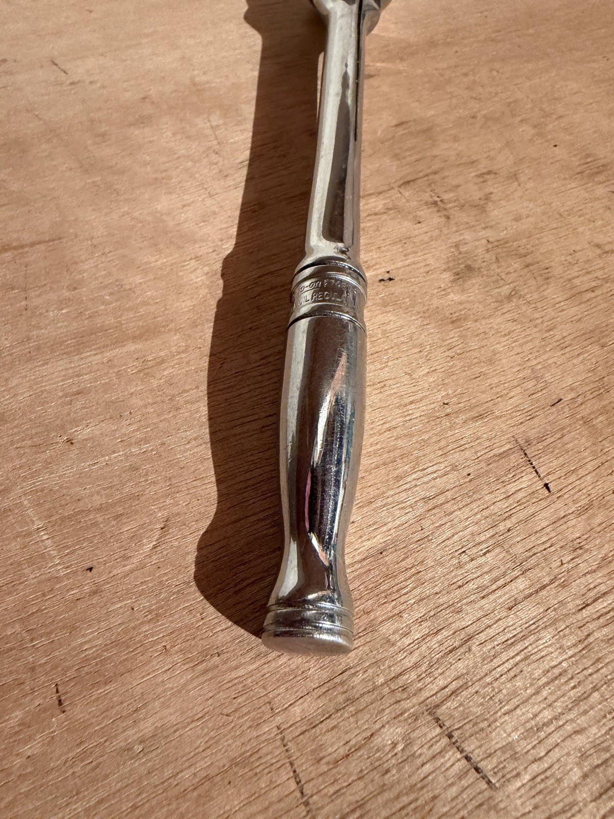 Snap-on F748 3/8″ Drive Round Flex Head Swivel Head Ratchet 10” Long