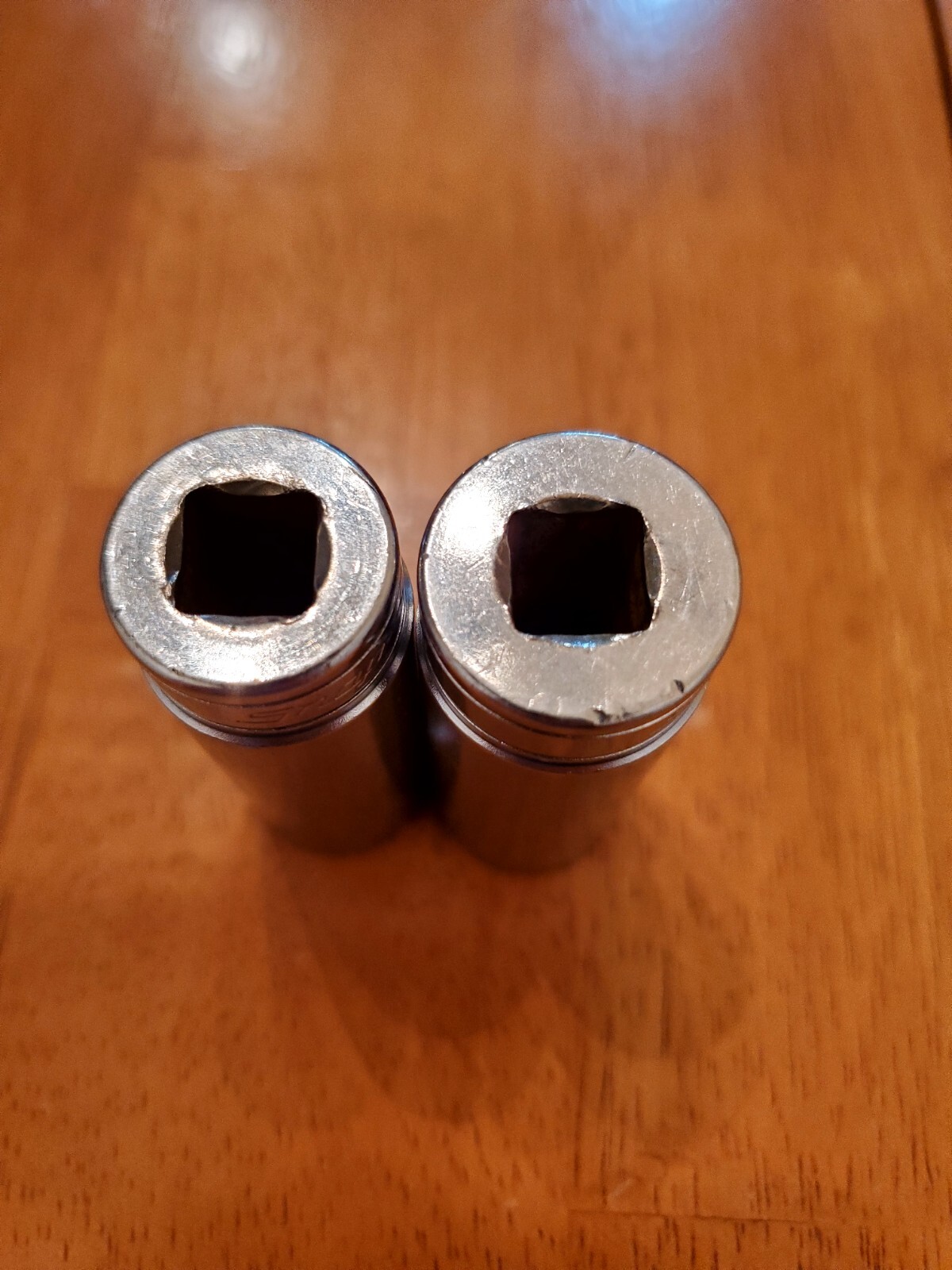 Snap On 3/8 Drive 11/16 3/4 6PT Deep Sockets Lot Of 2