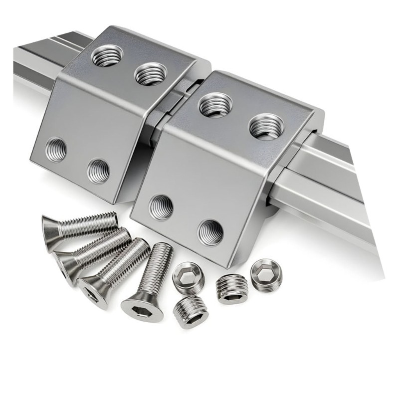 Track Mounting Brackets Support Kit Includes Hardware for Secure Tool Attachment
