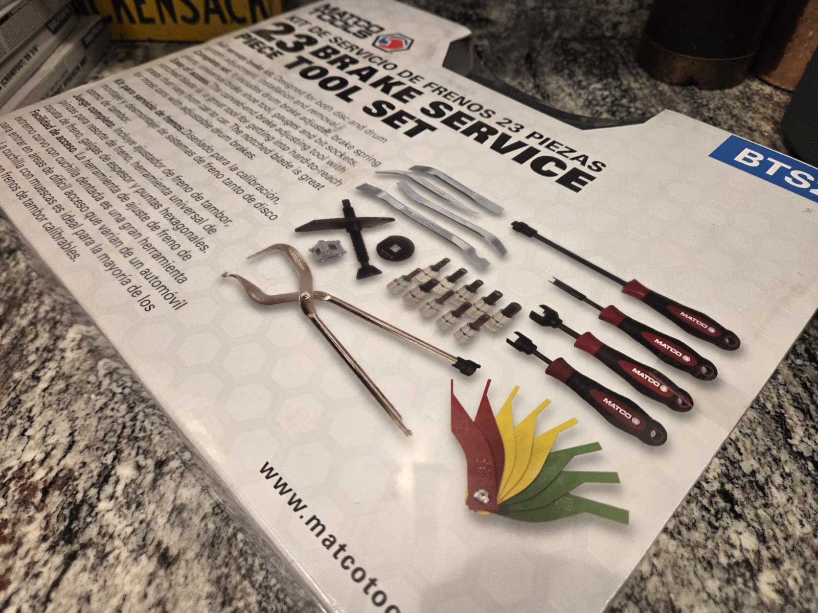 Matco Tools 23 PIECE BRAKE SERVICE TOOL SET – SEALED