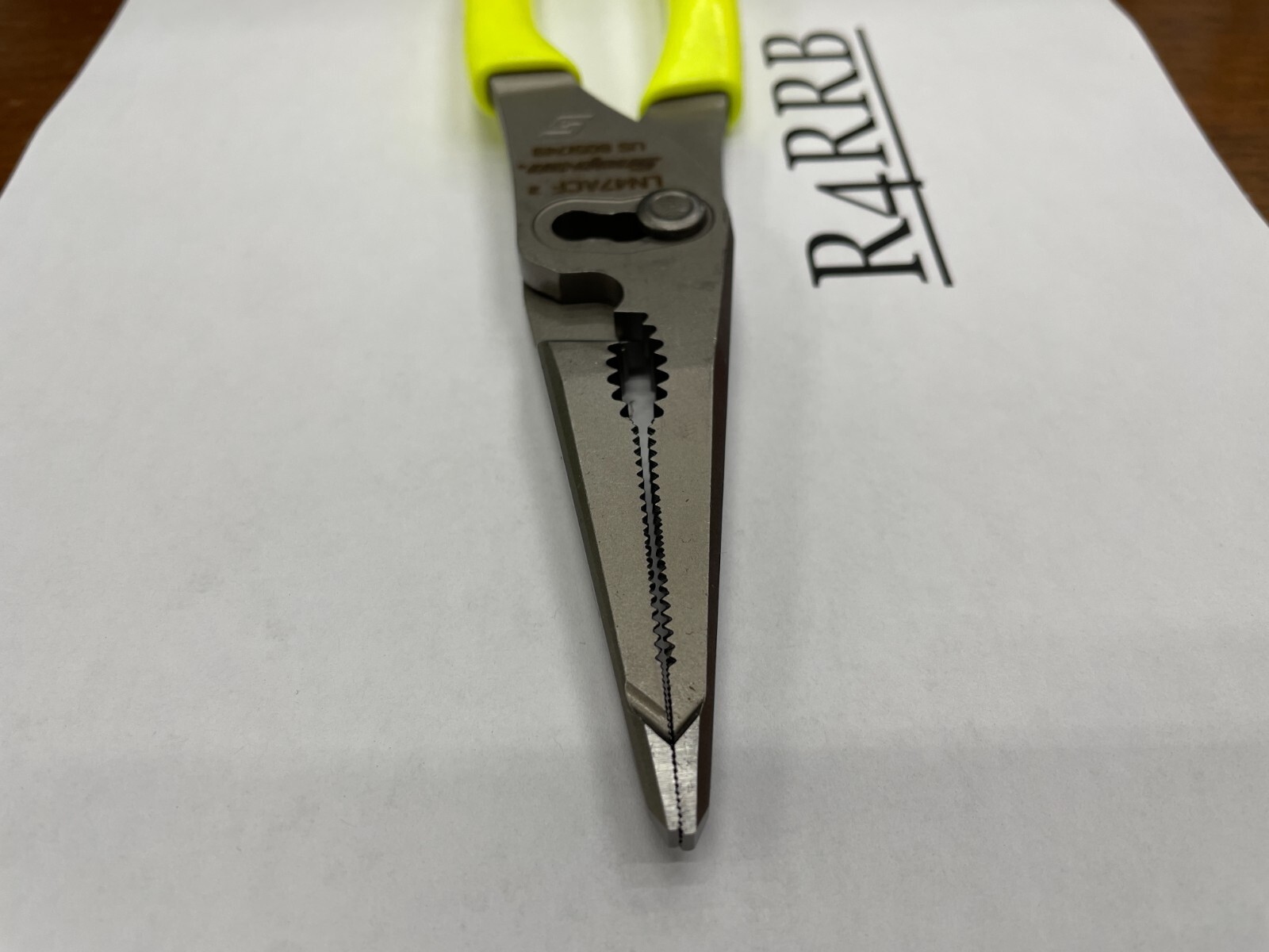 Snap-On Tools USA NEW HIVIZ 9″ Soft Grip Long Nose Slip Joint Pliers LN47ACFHV