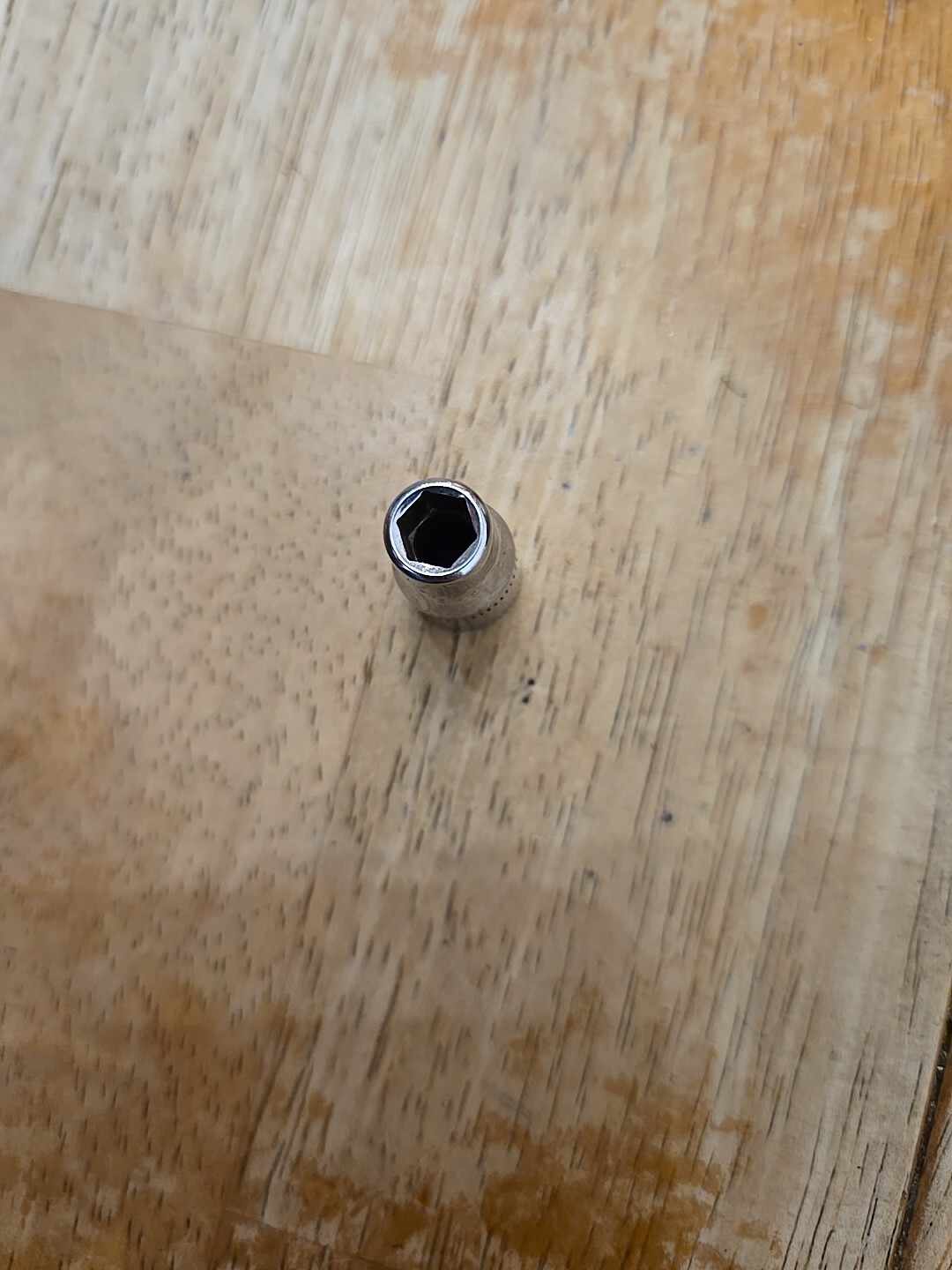 Snap On 1/4″ Drive 6MM 6PT Metric Shallow Chrome Socket TMM6