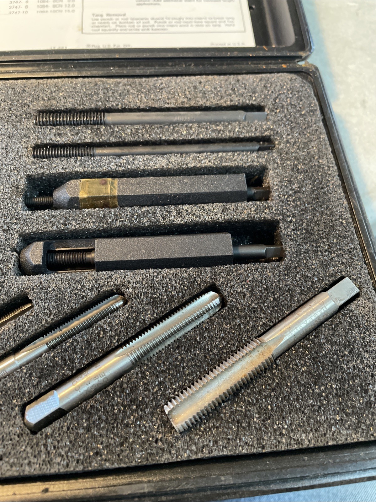 4937-150 Helicoil Metric Master Thread Repair Kit Used See Pictures